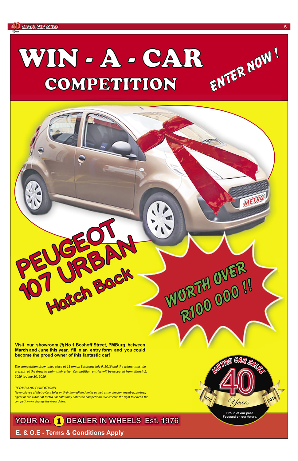 Metro Car Sales 40th p5